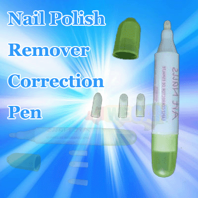 Nail Art Nail Tips Polish Corrector Pen Free 4 Pen Tips